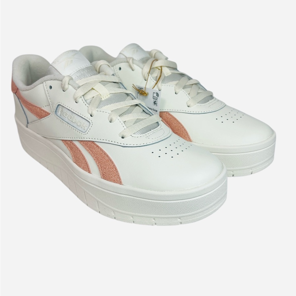 Reebok Court Advance Surge White/Pink Tennis Shoes Athletic Womens Size 9.5 - Picture 7 of 16